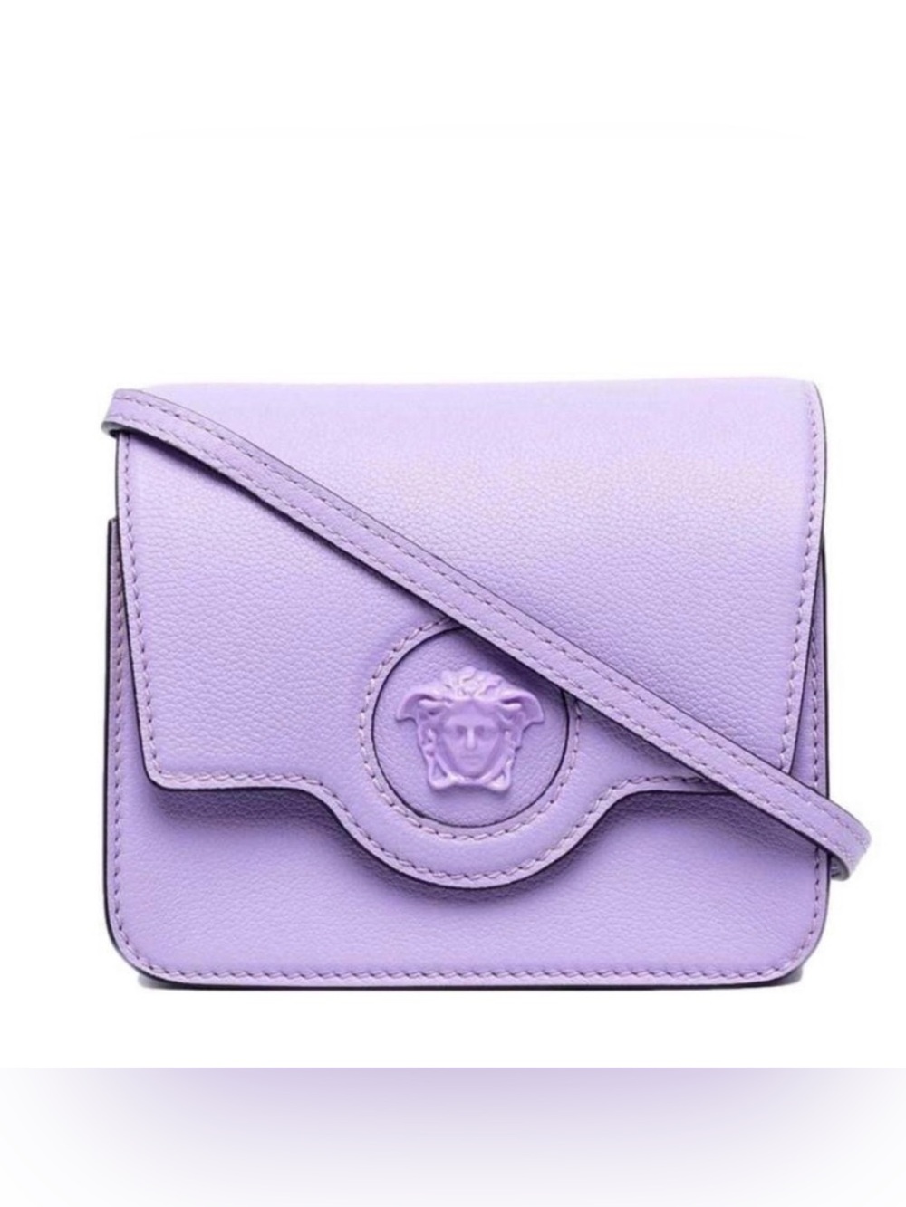 Versace La Medusa Lilac Small Crossbody